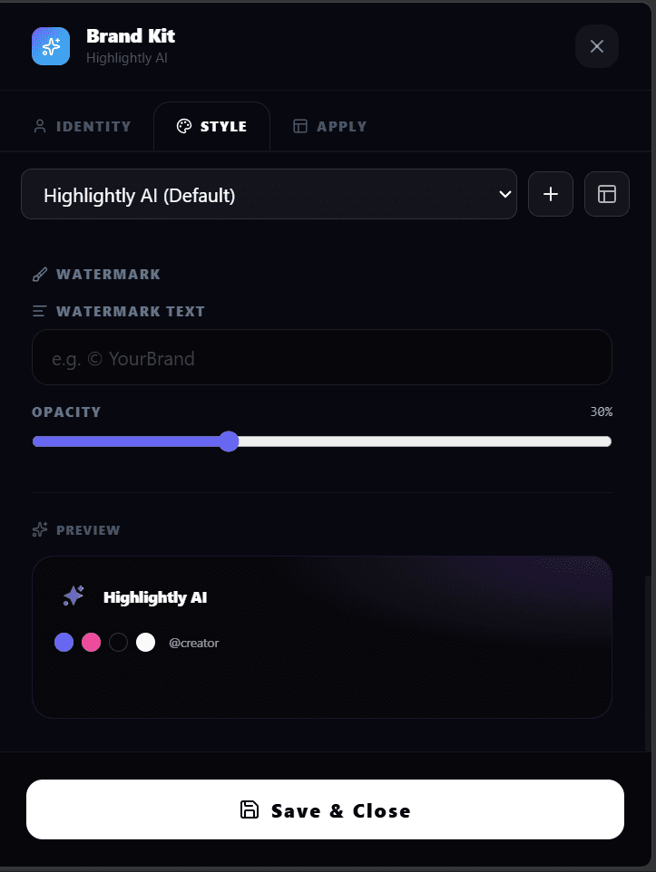 Watermarks
