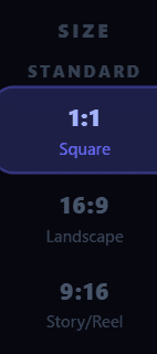 Ratio controls