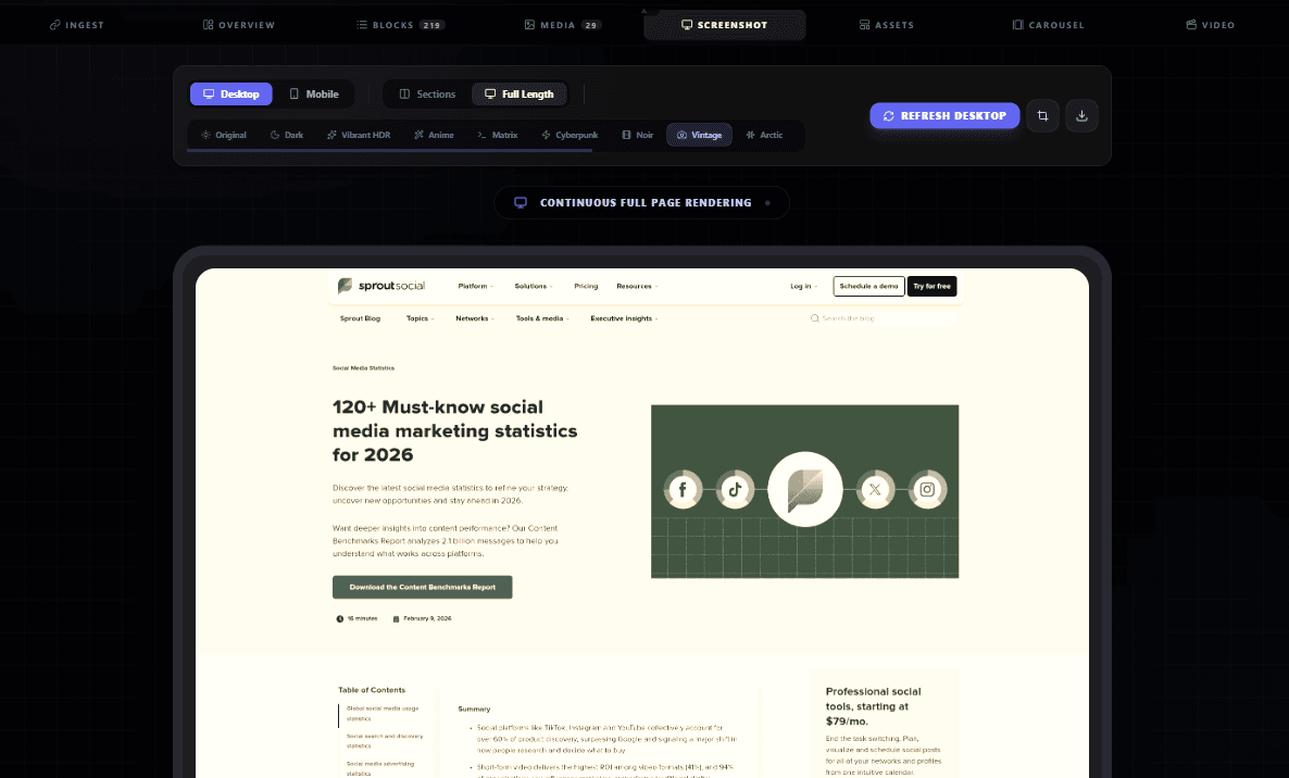 Journalists product example