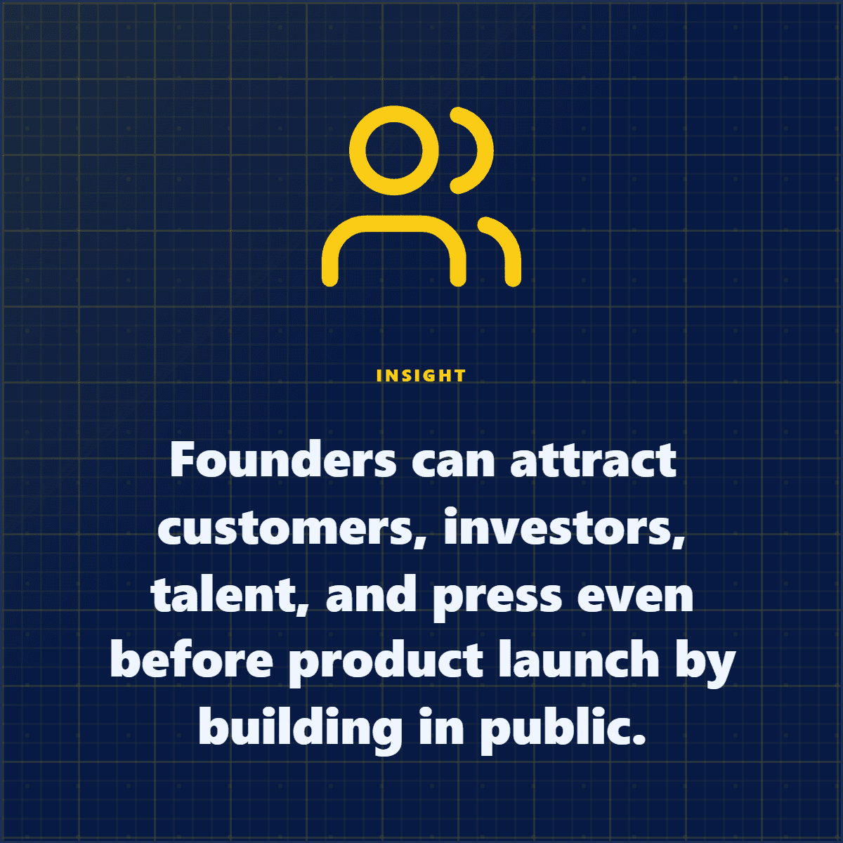 Founder LinkedIn profile optimization card explaining the profile as a landing page