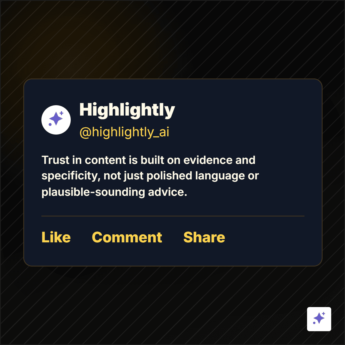 Highlightly generated graphic