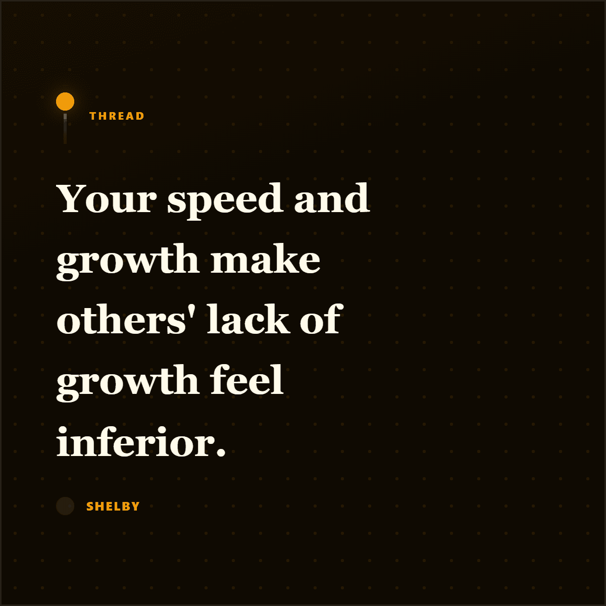 Highlightly thread quote card with branded styling