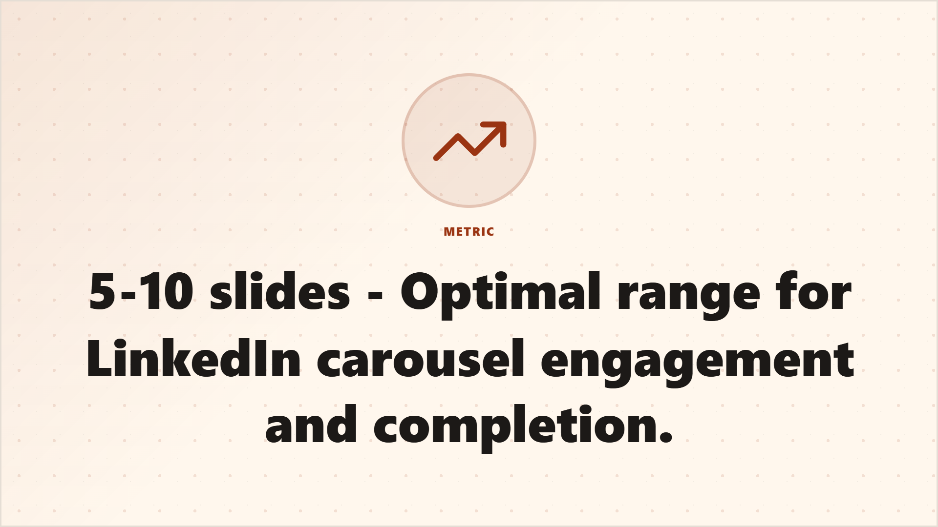 Illustrated LinkedIn carousel slide count decision graphic