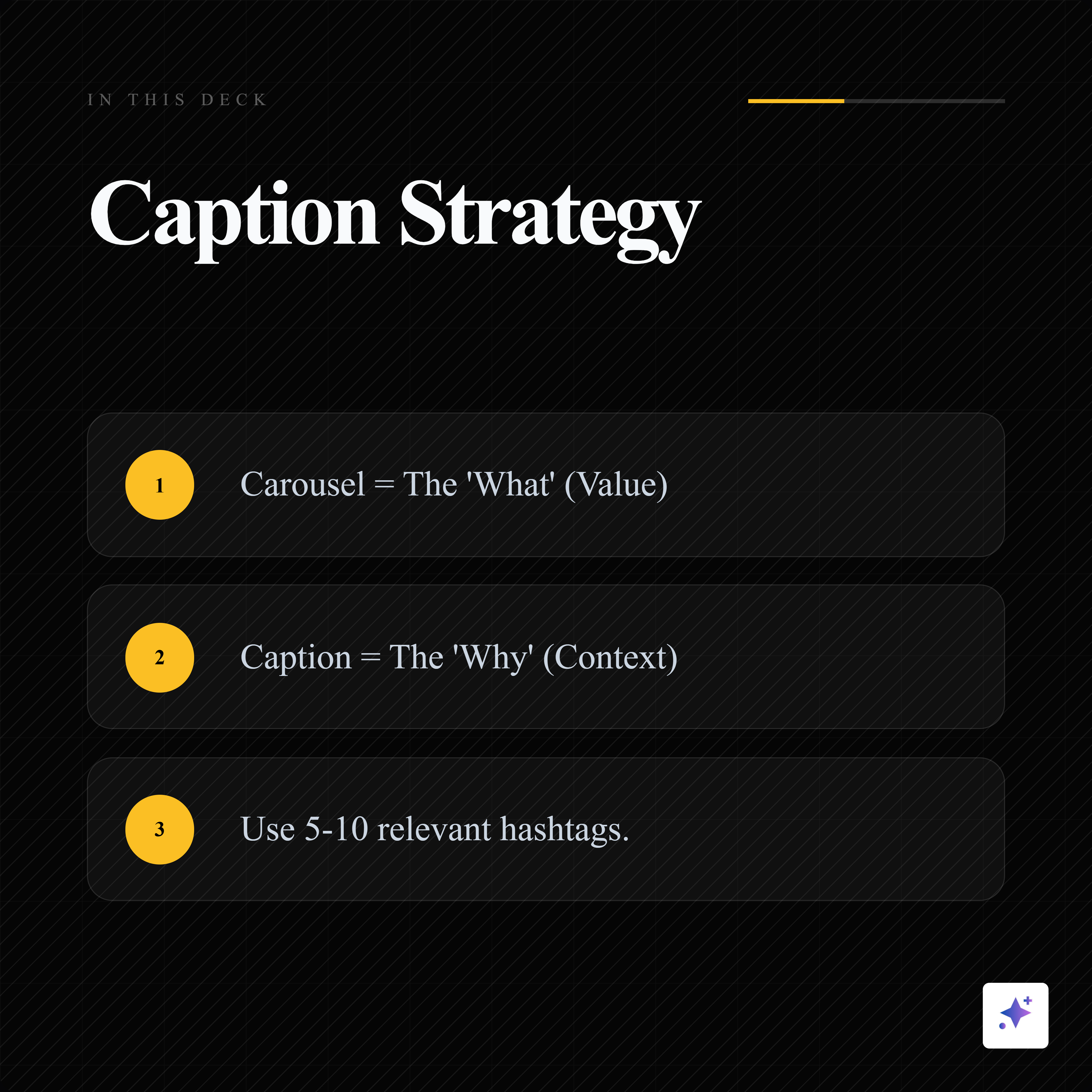 Instagram carousel from blog content slide 7