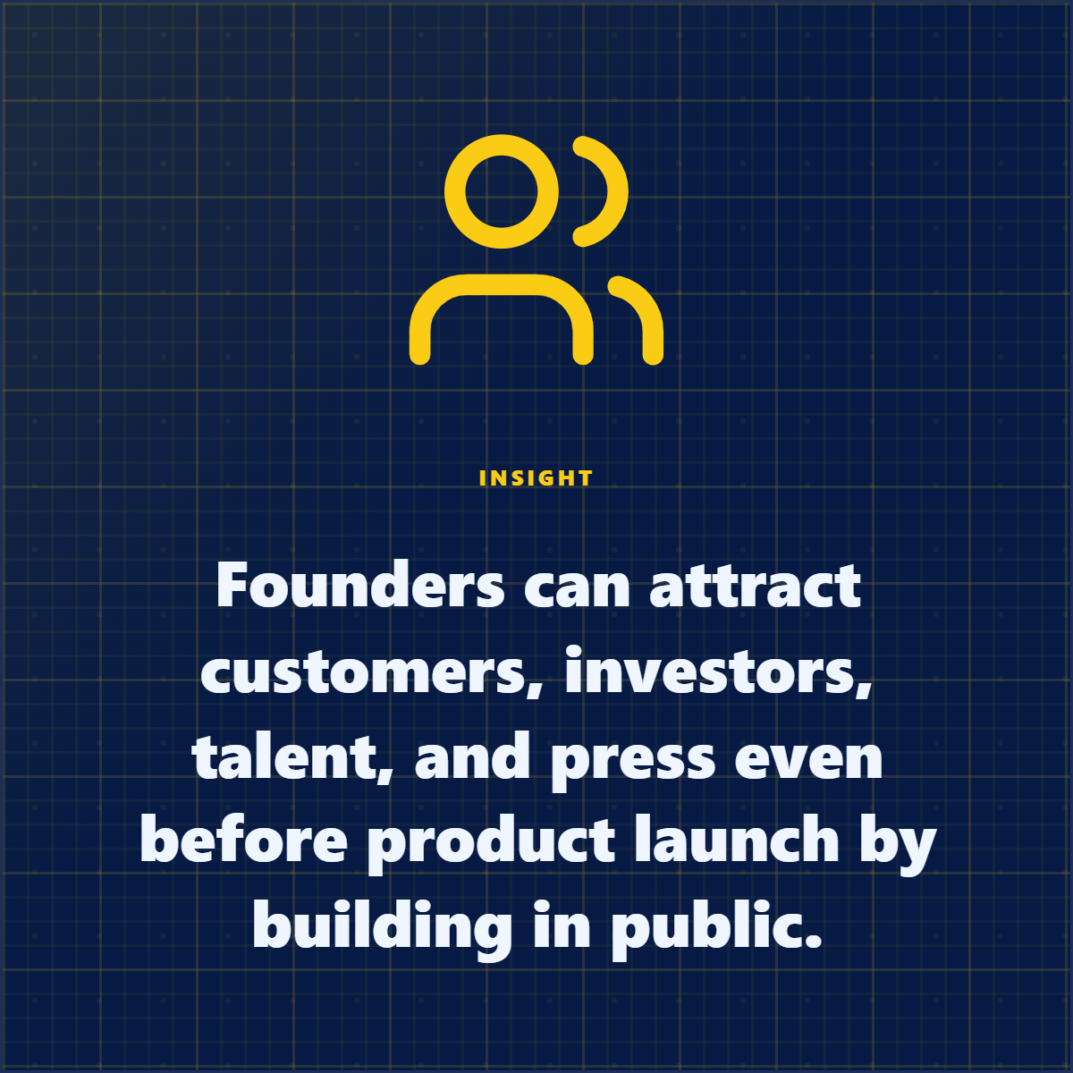 Founder LinkedIn profile optimization card explaining the profile as a landing page