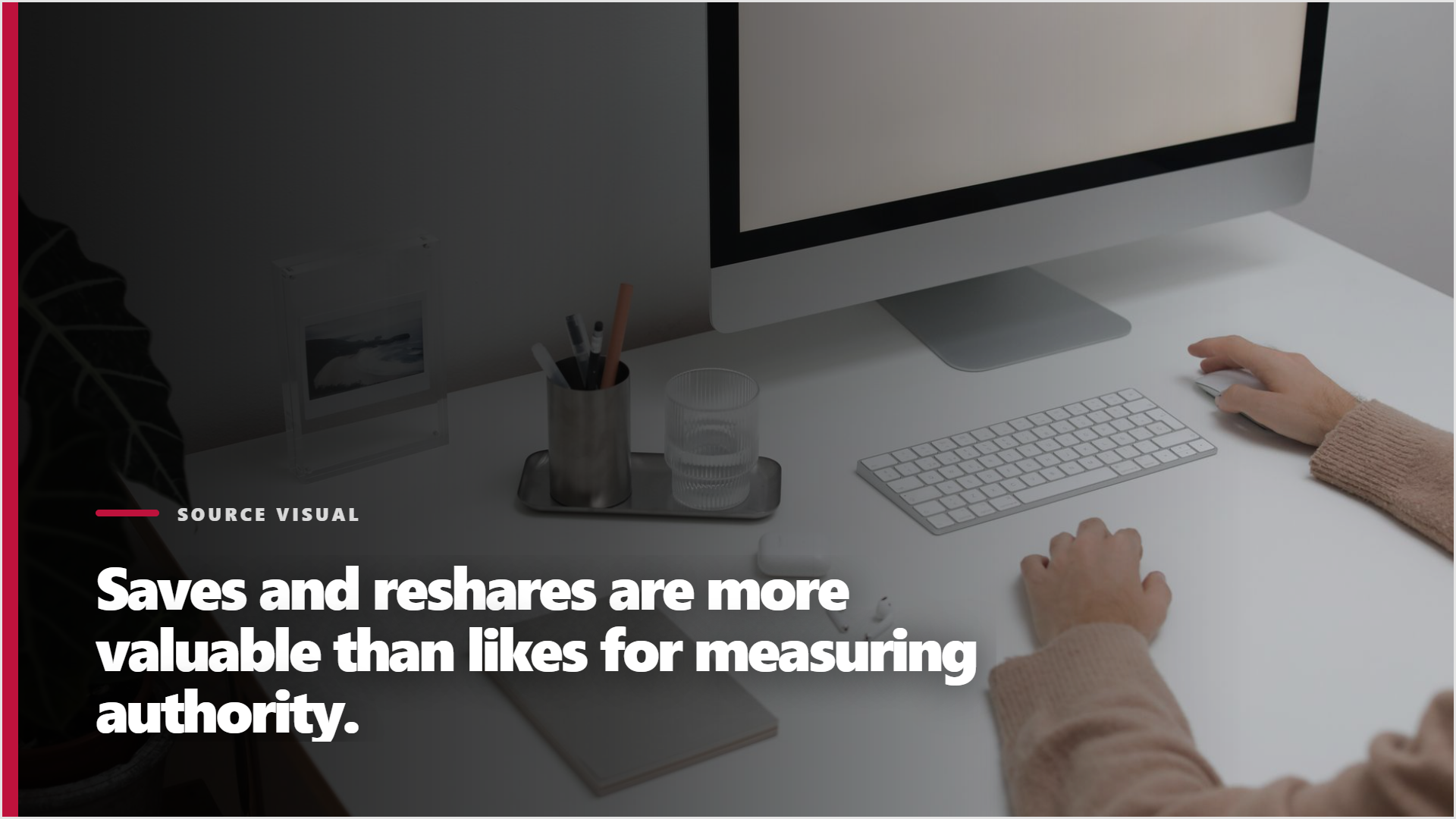 LinkedIn thought leadership graphic telling creators to stop posting generic advice and share evidence-backed insights