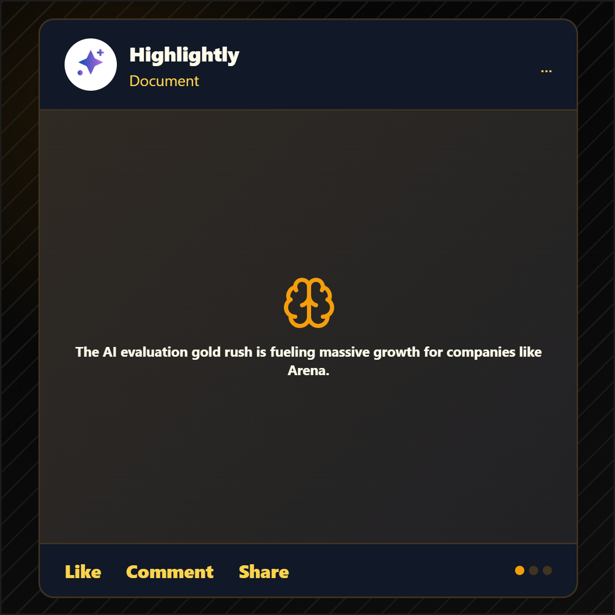 Carousel generated by Highlightly from source material