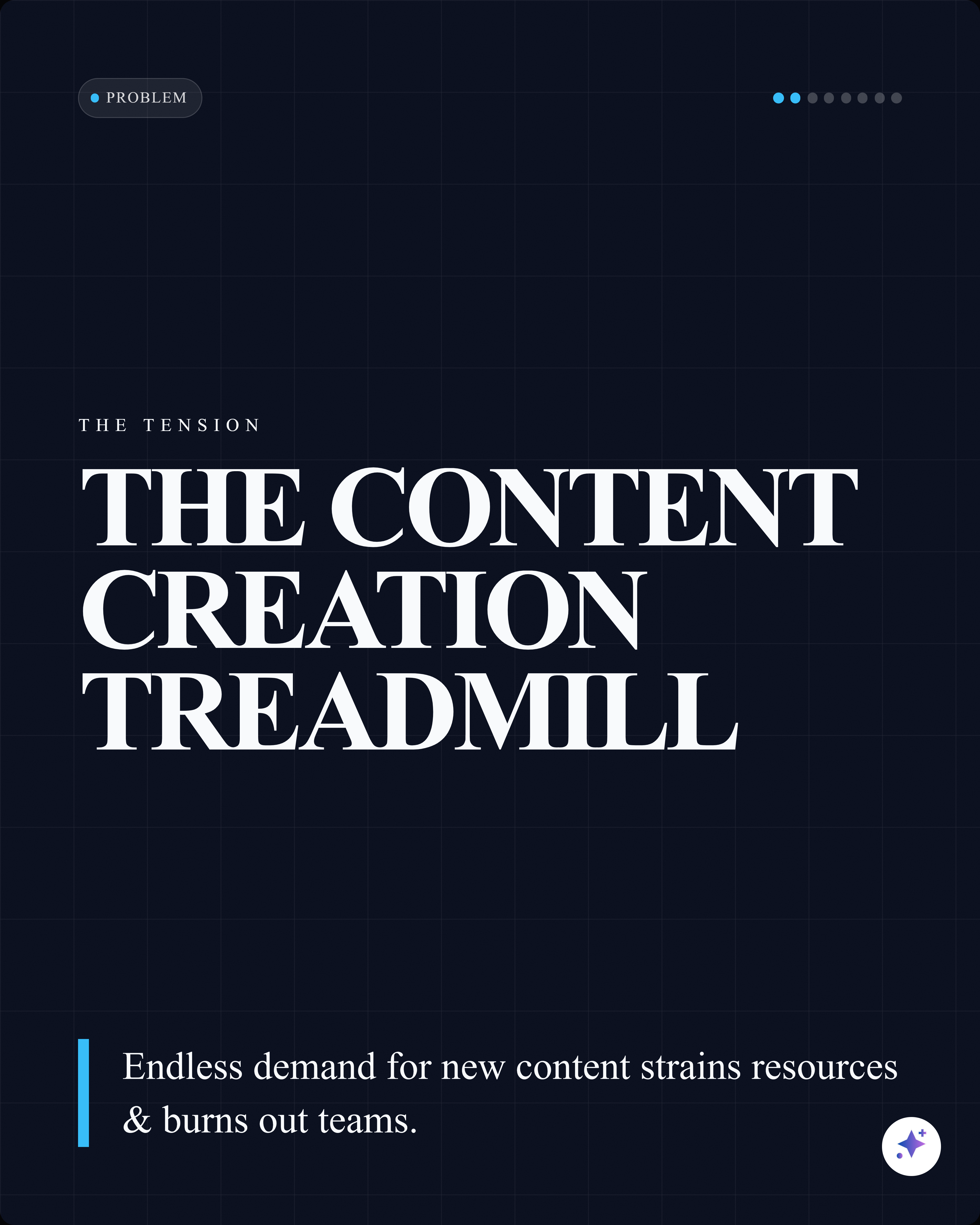 Example generated LinkedIn carousel sequence: Series 2 slide 2