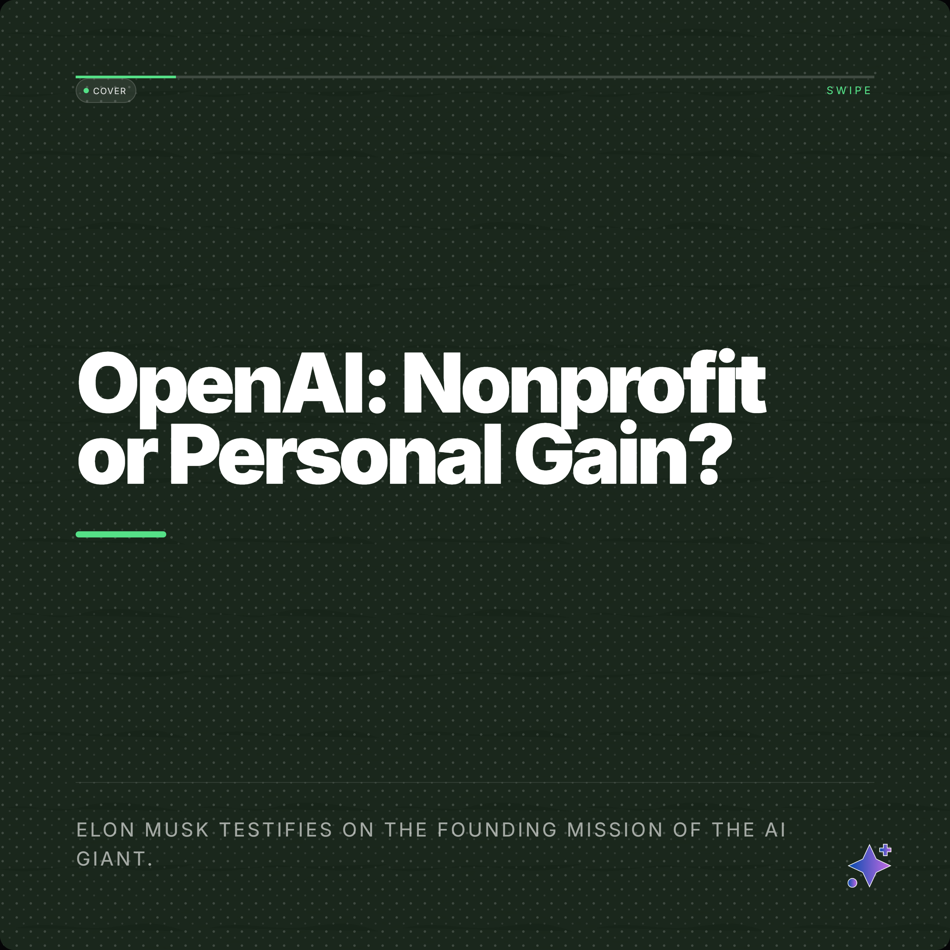 Example generated LinkedIn carousel sequence: Series 5 slide 1