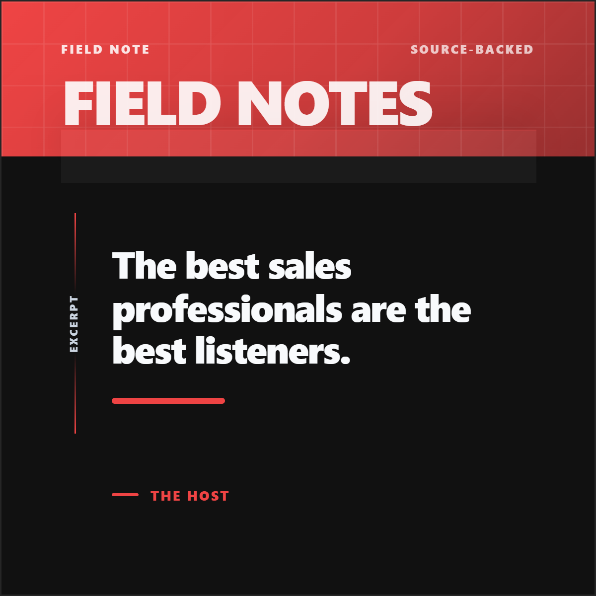 Highlightly quote card using a magazine layout