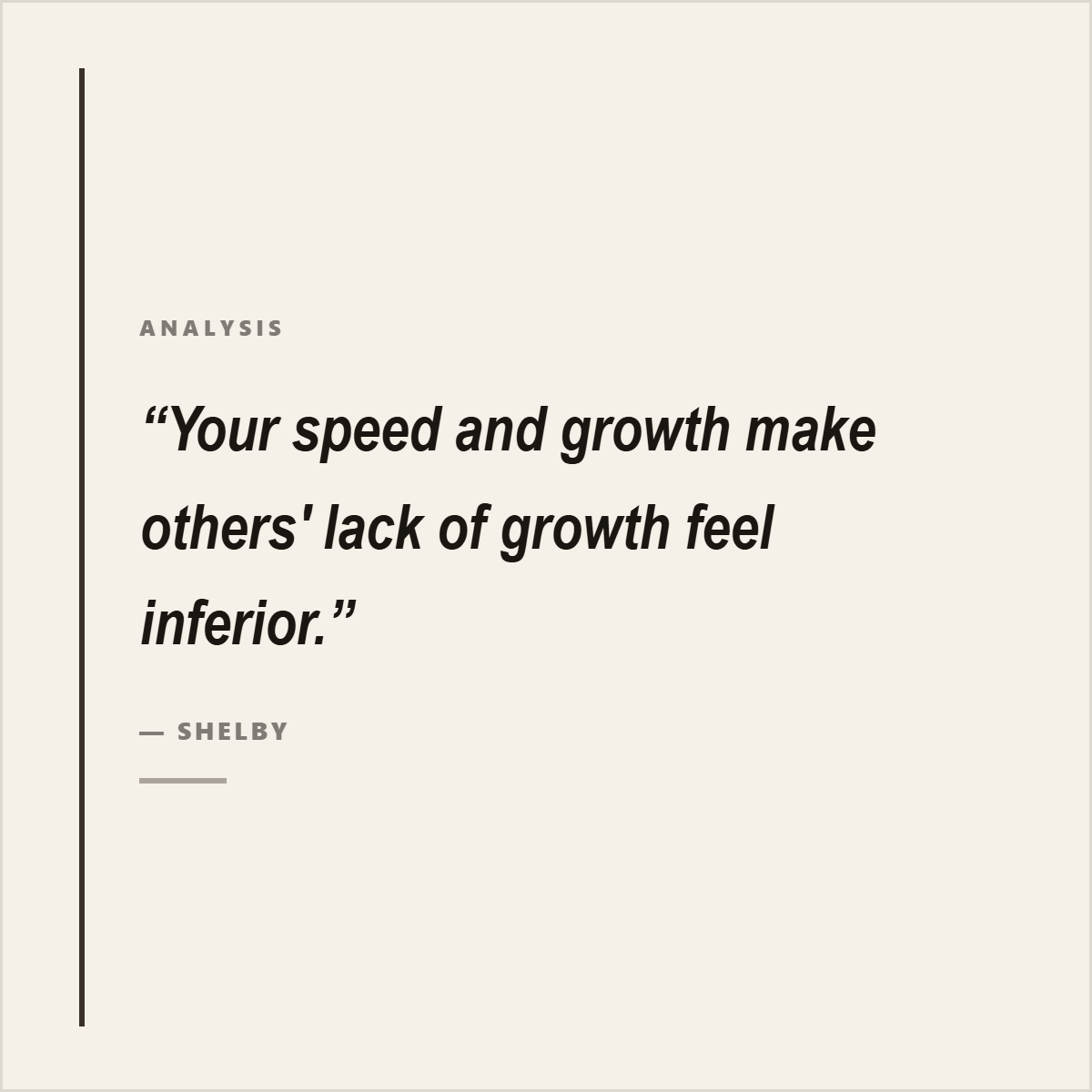 Highlightly quote card using a newsprint layout