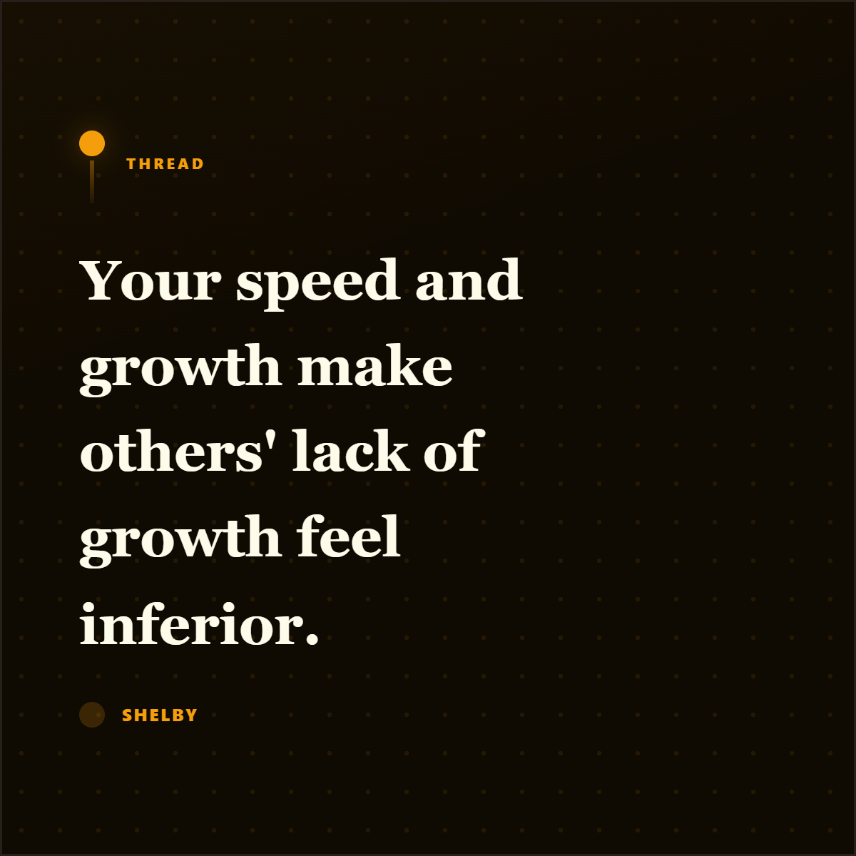 Highlightly thread quote card with branded styling